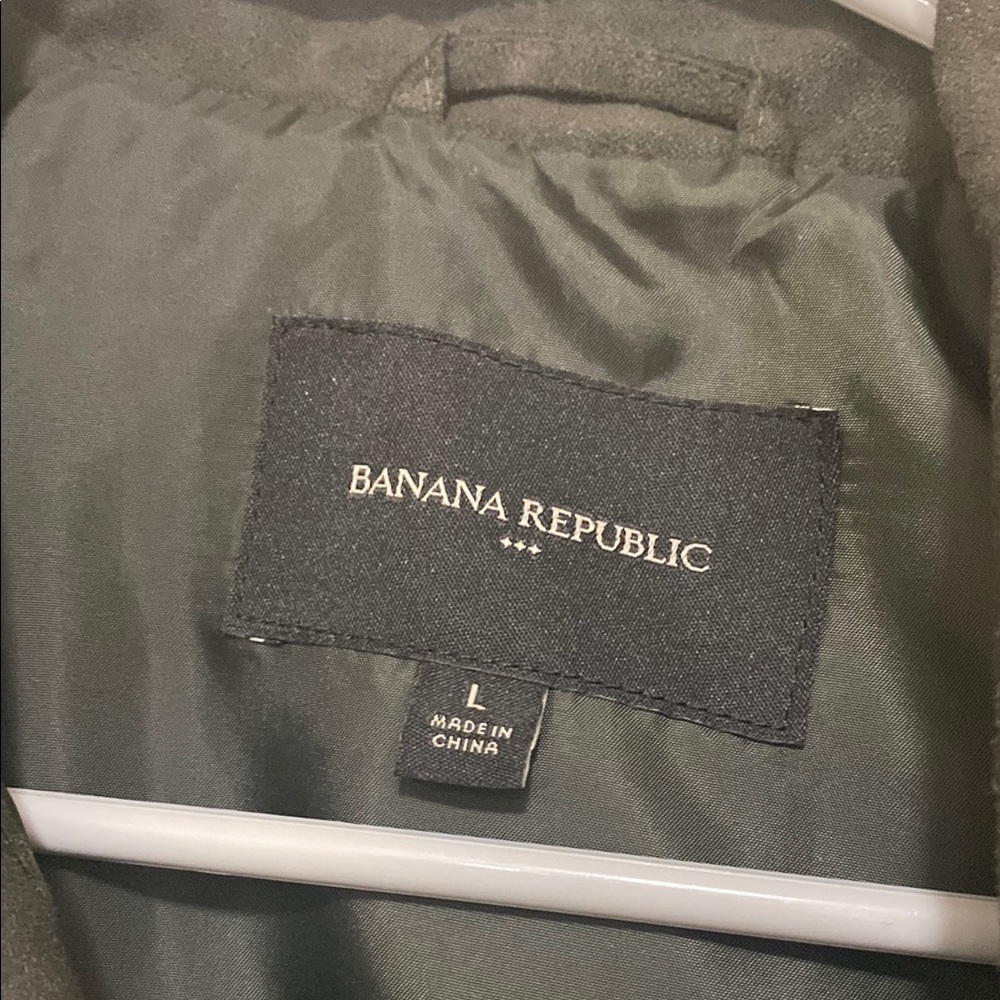 Banana Republic Men's Olive Green Military Field Jacket - Picture 2 of 3